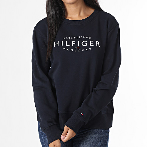 Sweat Crewneck Femme New Branded 5978 Bleu Marine