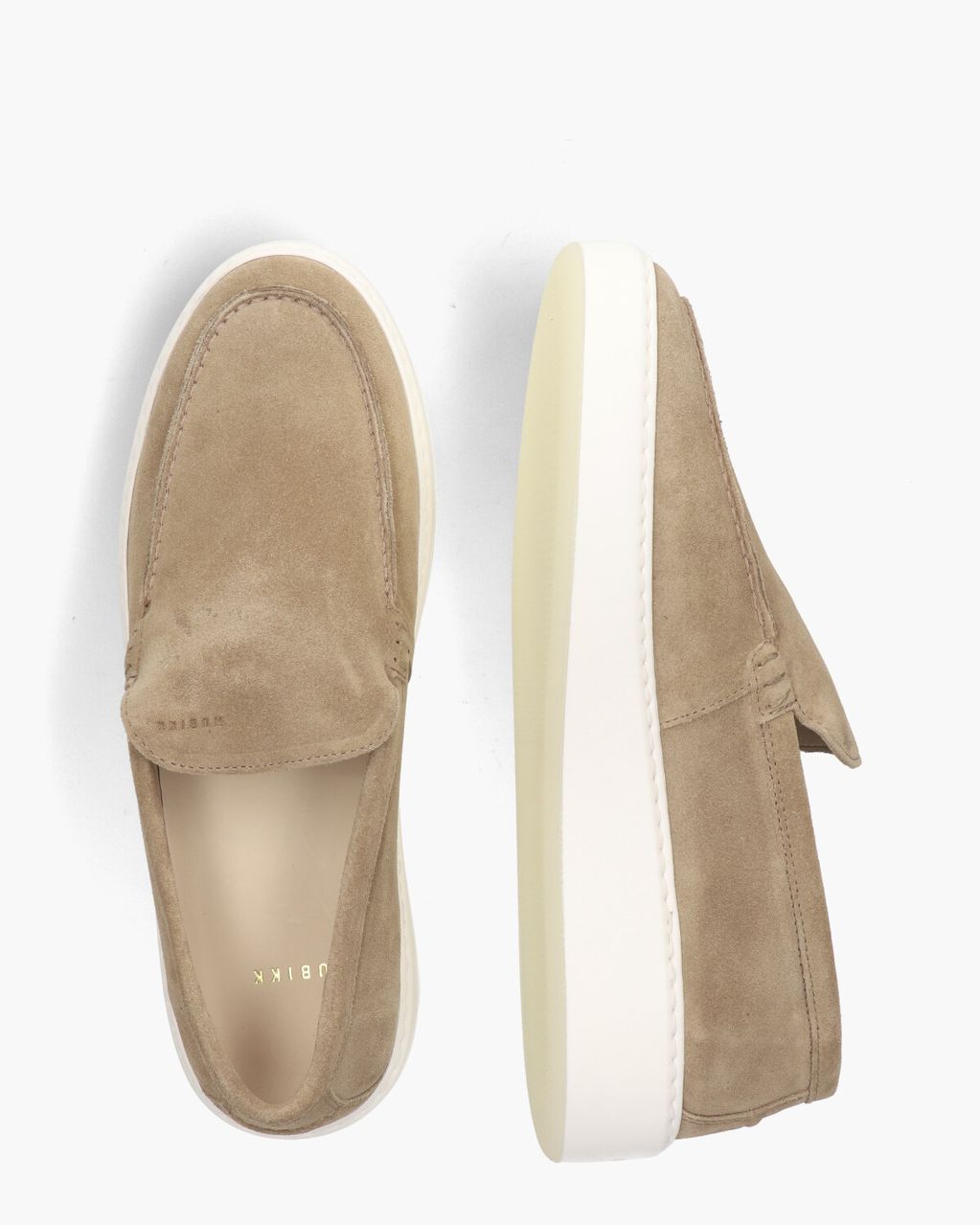 Nubikk Jiro Mio Lichtbruin Herenloafers