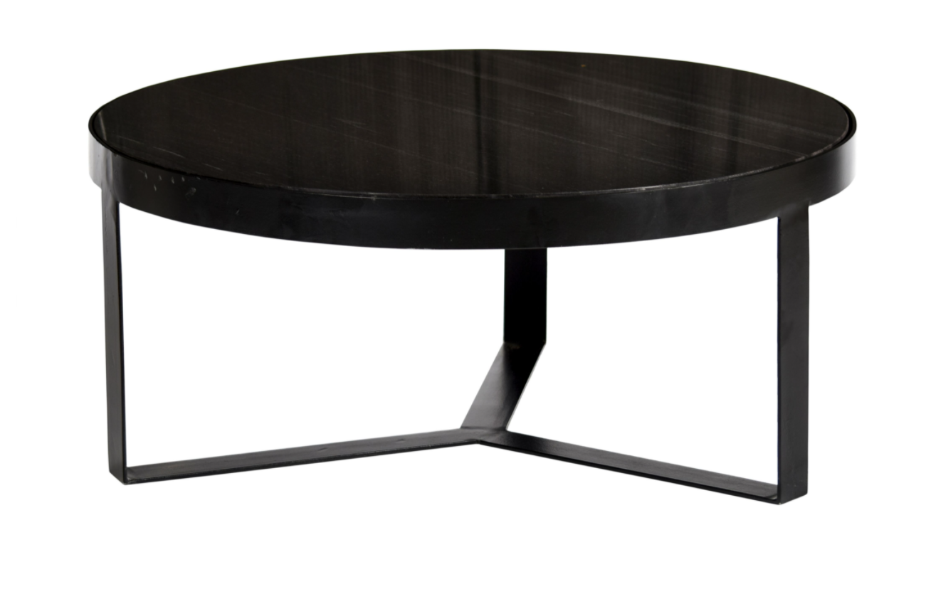Salontafel Marble 80 zwart