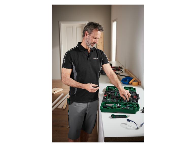Korte heren werkbroek met stretch