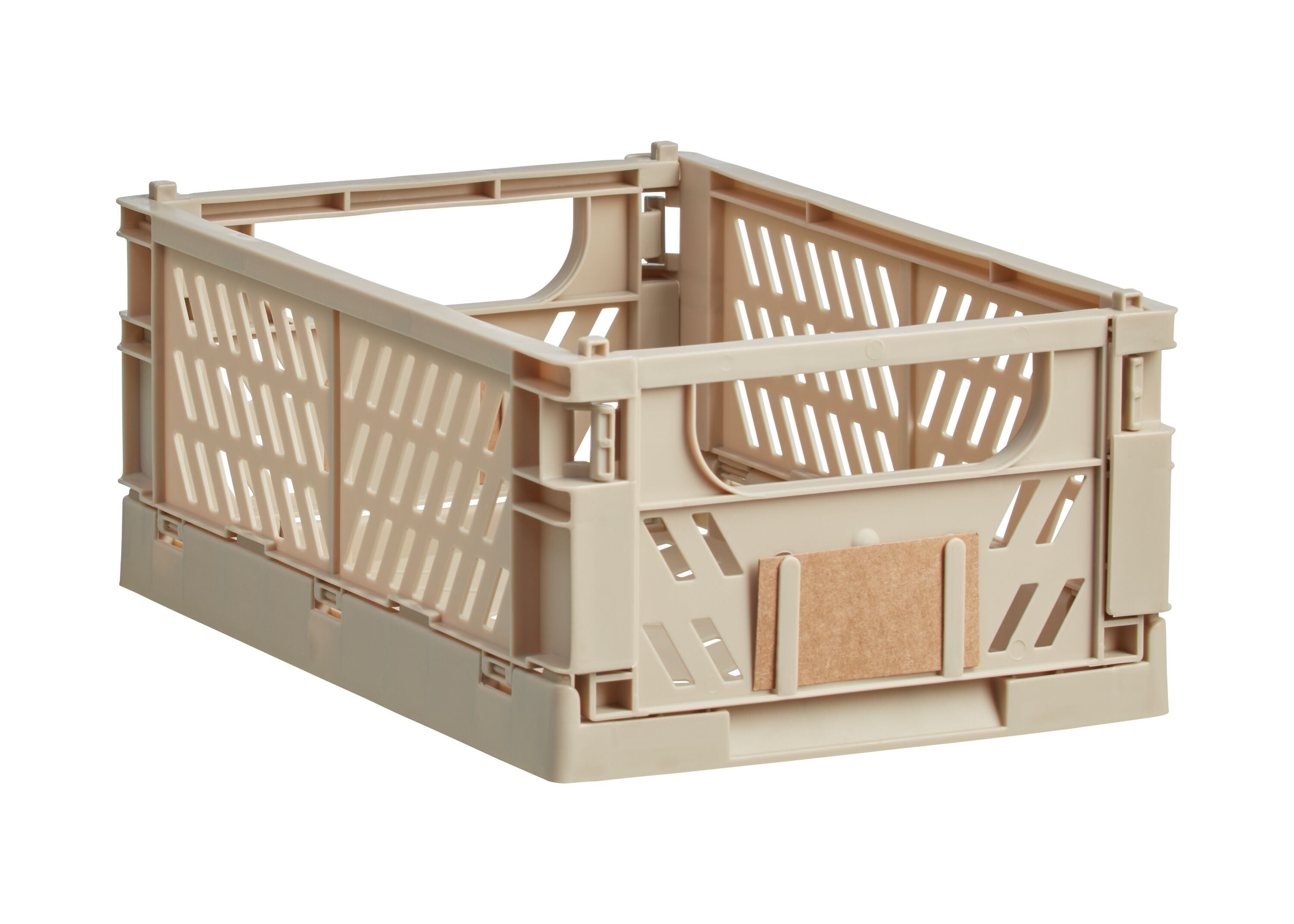 FELIX M Klappbox - Taupe / B: 16.5 cm x T: 25.5 cm x H: 2.7 cm