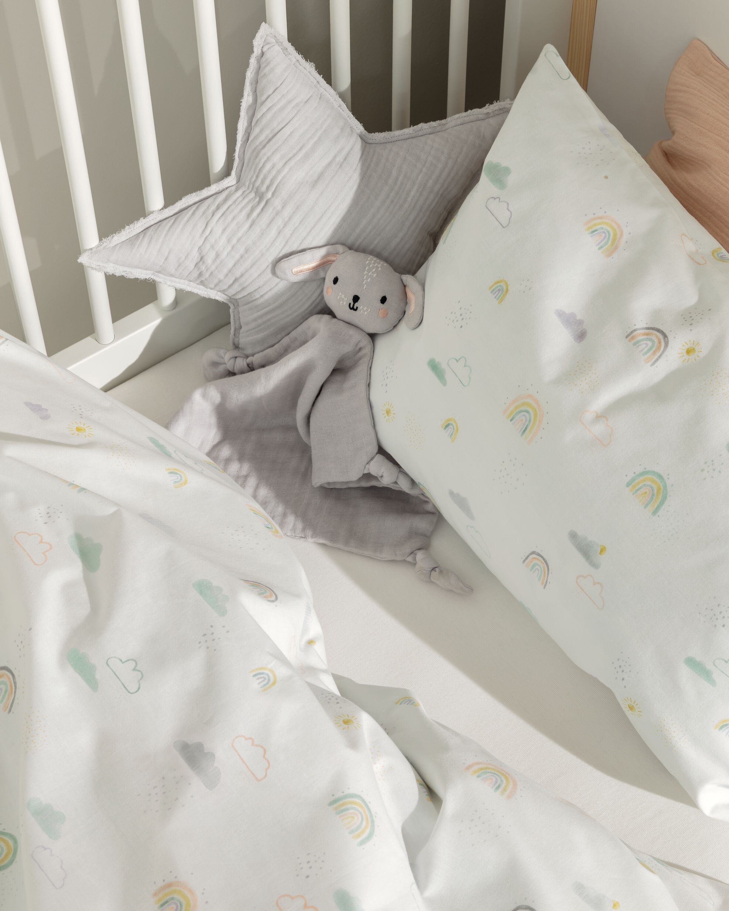 IDA Baby Bettwäschegarnitur - Weiss / B: 100.0 cm x T: 135.0 cm