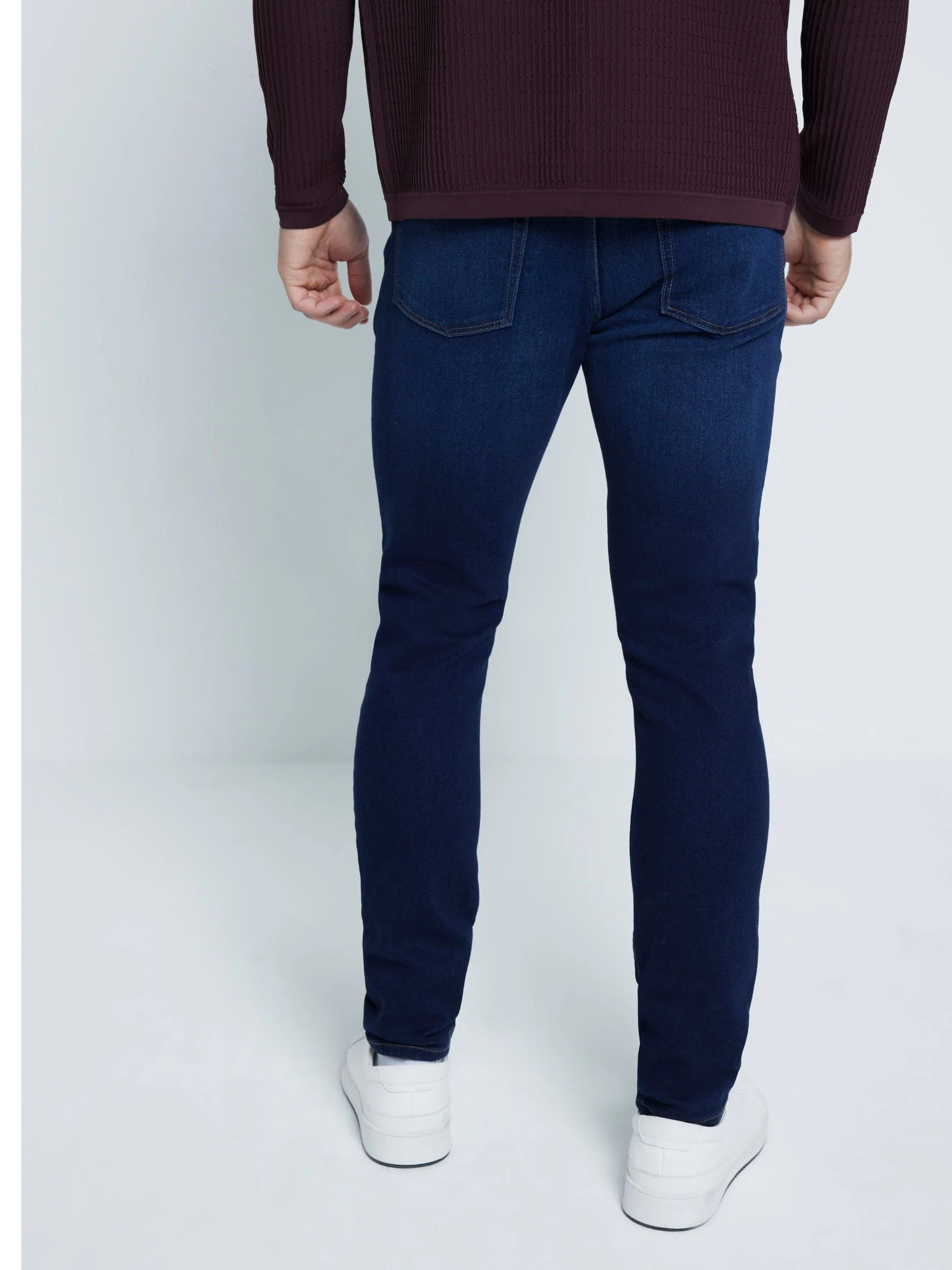 Blauw - River Island - Skinny-fit stretch jeans