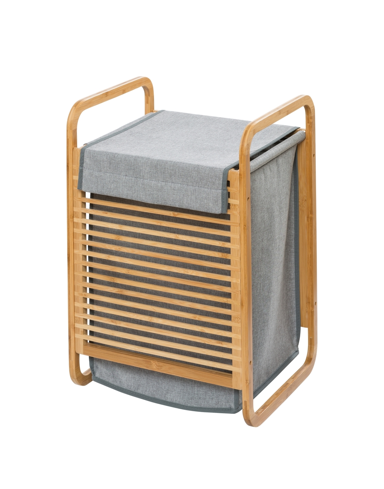 WENKO Wäschetruhe Bahari - Bambus - 43 Liter