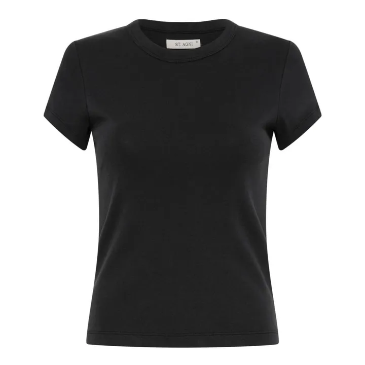 St Agni T-Shirt Baby Coton Bio | Noir