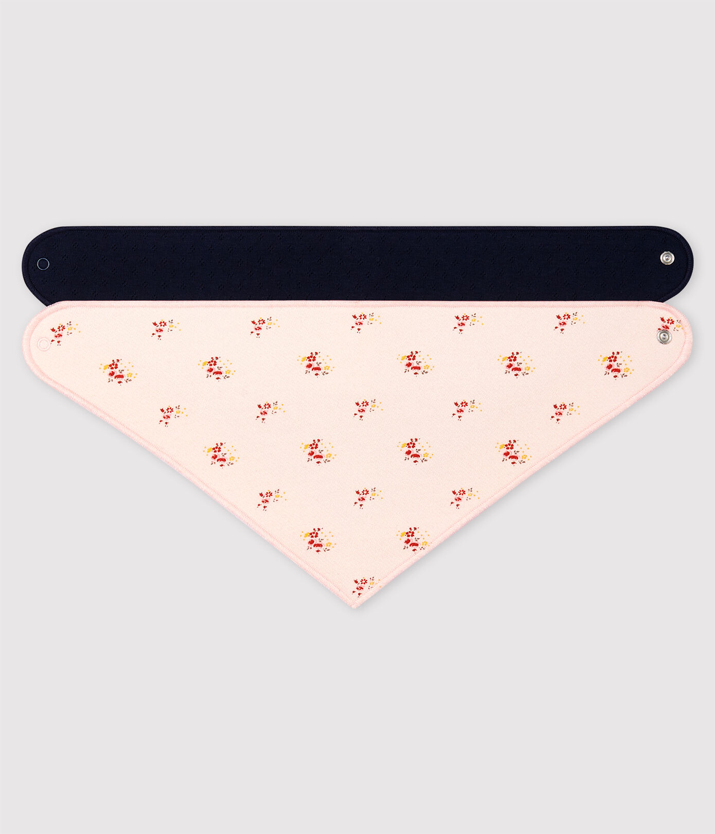 Lot de 2 bandanas bébé.