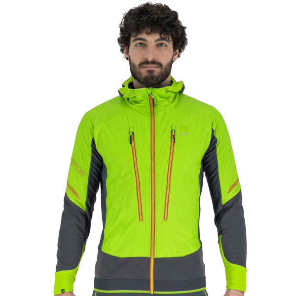 Veste softshell KARPOS ALAGNA PLUS EVO JKT LIME GREEN/DARK SLATE