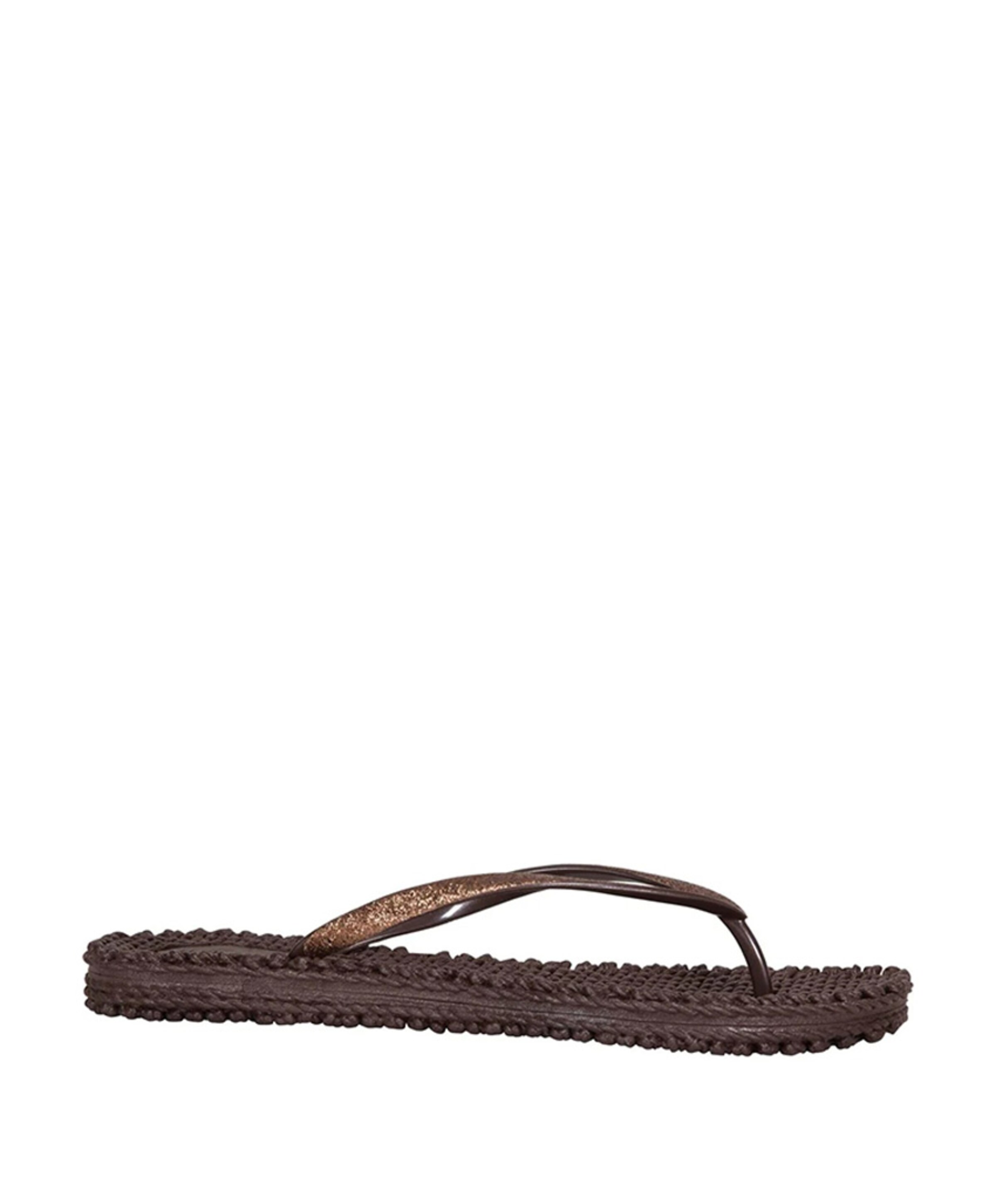 Ilse Jacobsen Hornbaek Cheerful Flip-Flops dames slippers bruin
