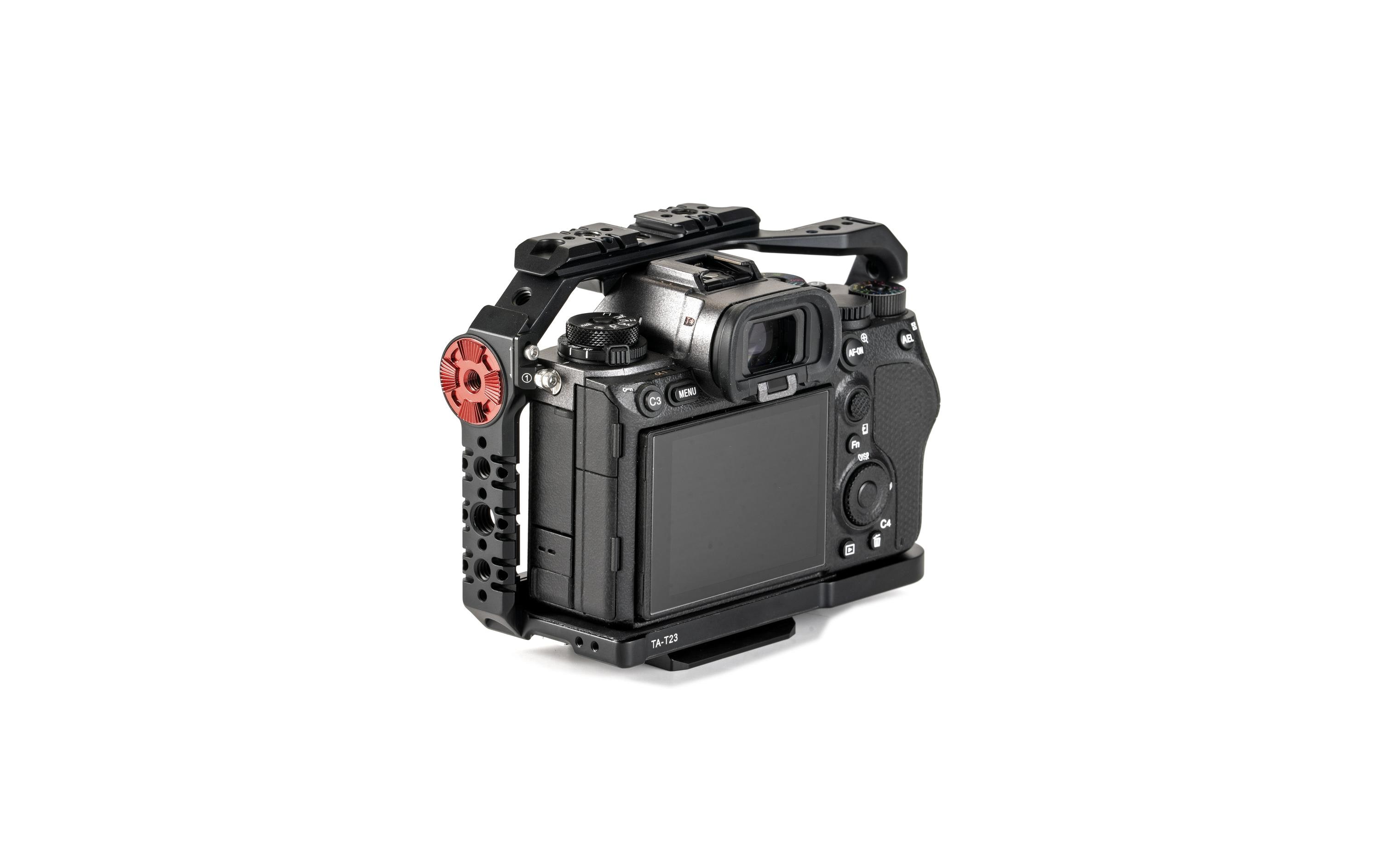 Full Camera Cage für Sony a1 - SchwarzBietet eine schützende Panzerung und verbessert die Funktionalität der Kamera
