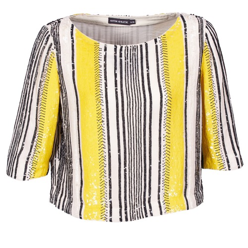Antik Batik - ZABOU - Jaune / Blanc / Noir