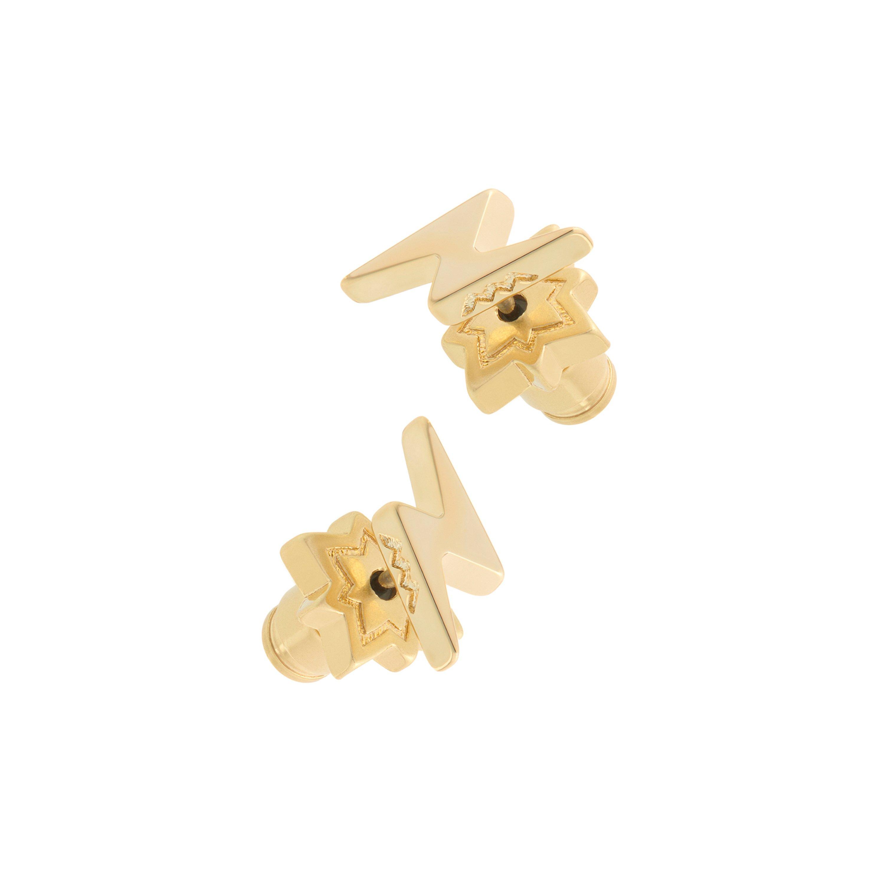 All We Are Enamel Disc Stud Earrings