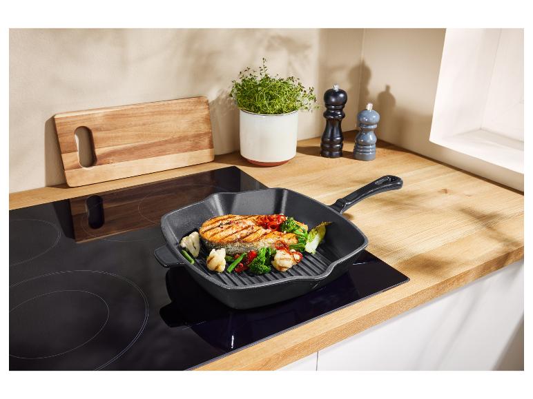 Gietijzeren grillpan 24 cm