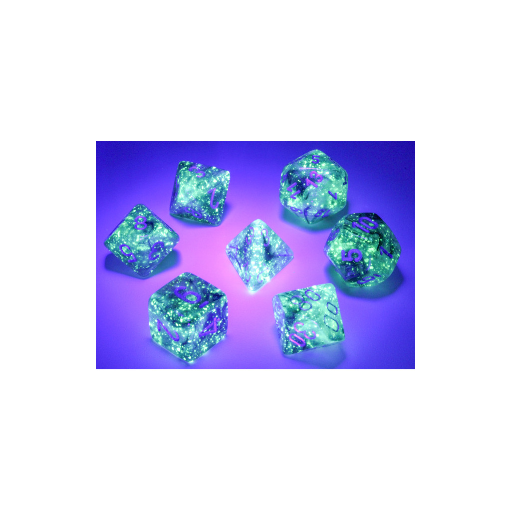 Set de 7 Dés JDR Chessex : Borealis