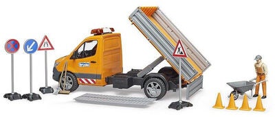 Bruder Mb Sprinter Arbeidsbil med Figur