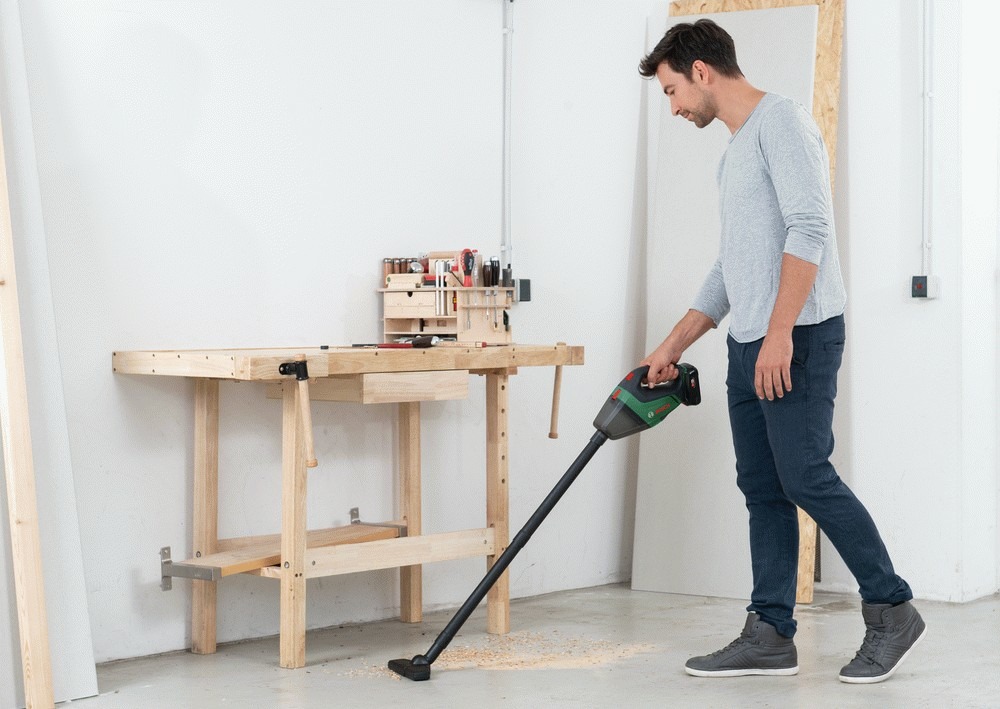 Aspirateur à main sans-fil universal vac 18 v set - 1 batterie 2,5 ah