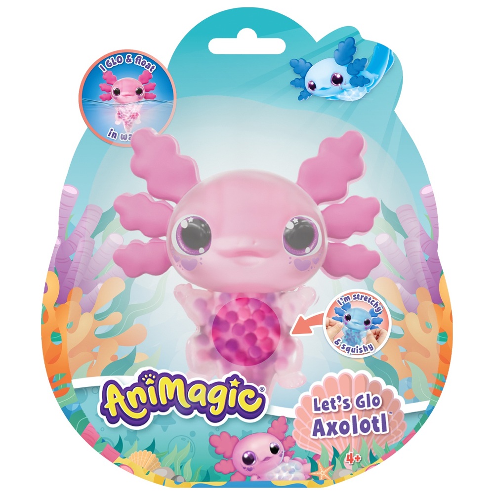 Animagic Let's Glo Pink Axolotl