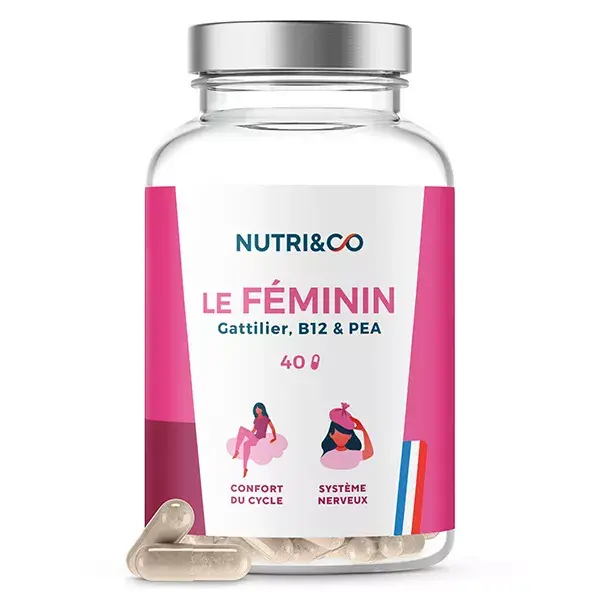 Nutri&Co Alívio da Dor Menstrual, TPM e Conforto do Ciclo - 40 cápsulas
