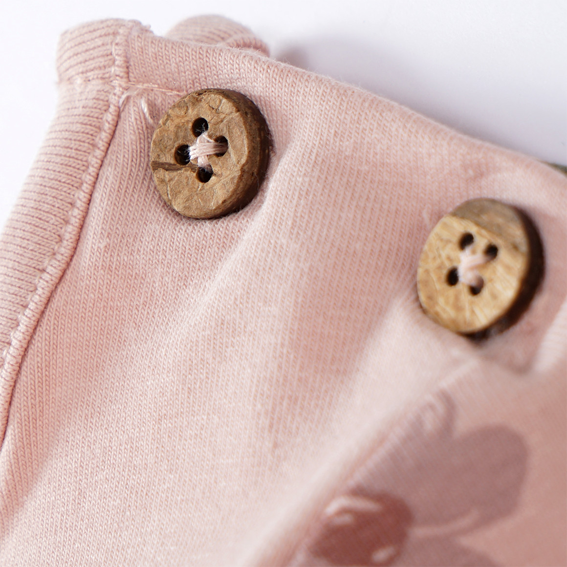 Topomini Pure Collection 2 Baby Langarmshirts mit Blümchen rosa / dunkelrosa
