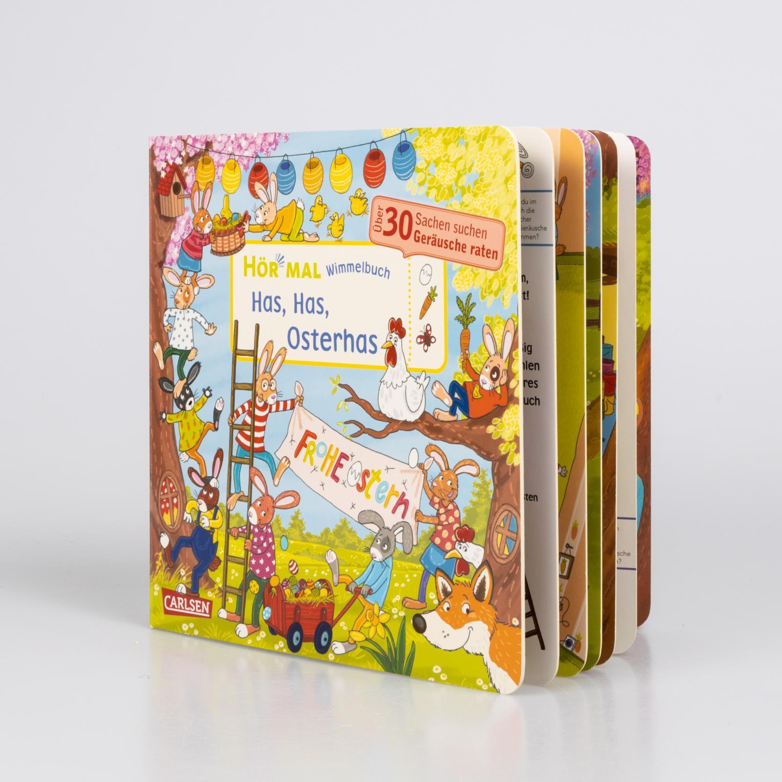 Wimmelbuch: Has, Has, Osterhas / Hör mal (Soundbuch) Bd.30