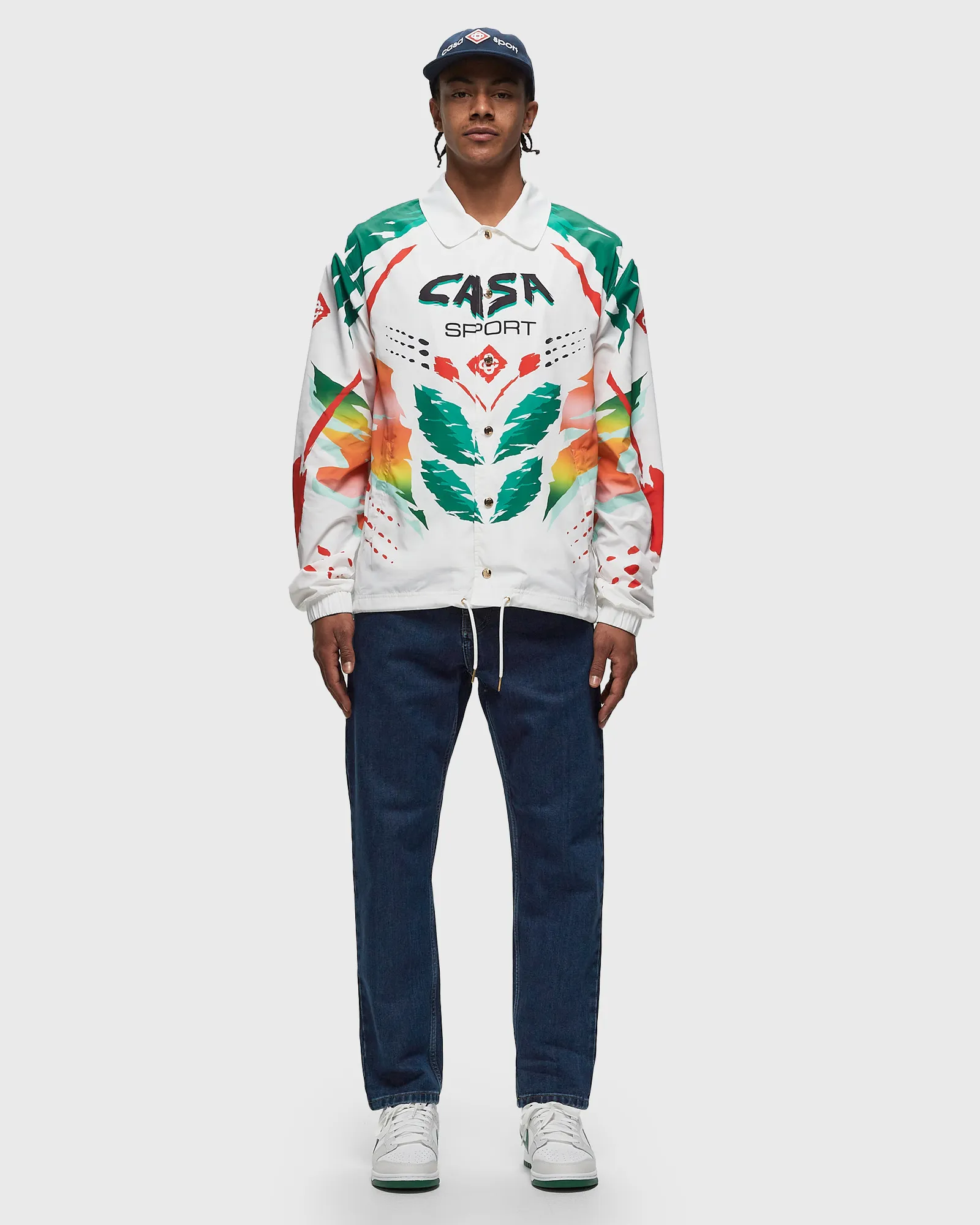 Casablanca MENS PRINTED COACH JACKET