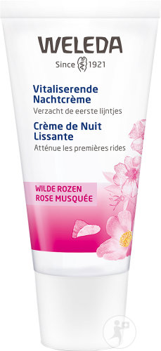 Weleda Crème De Nuit Lissante Rose Musquée Et Thé Blanc 40ml