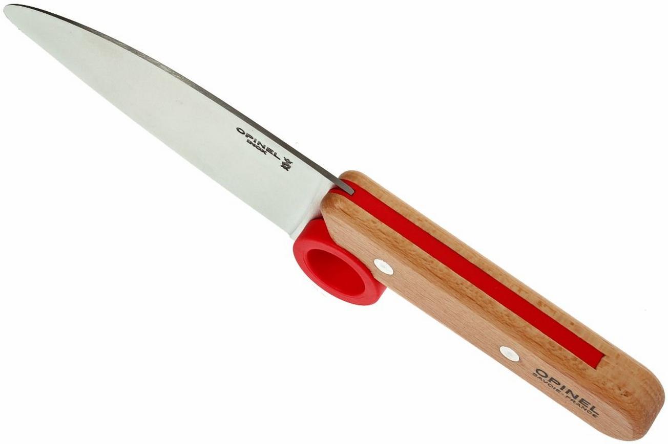 Opinel T001744 Le Petit Chef keukenmes en vingerbeschermer voor kinderen