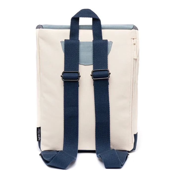 Lefrik Sac à Dos Scout Mini Tricolore | Ecru