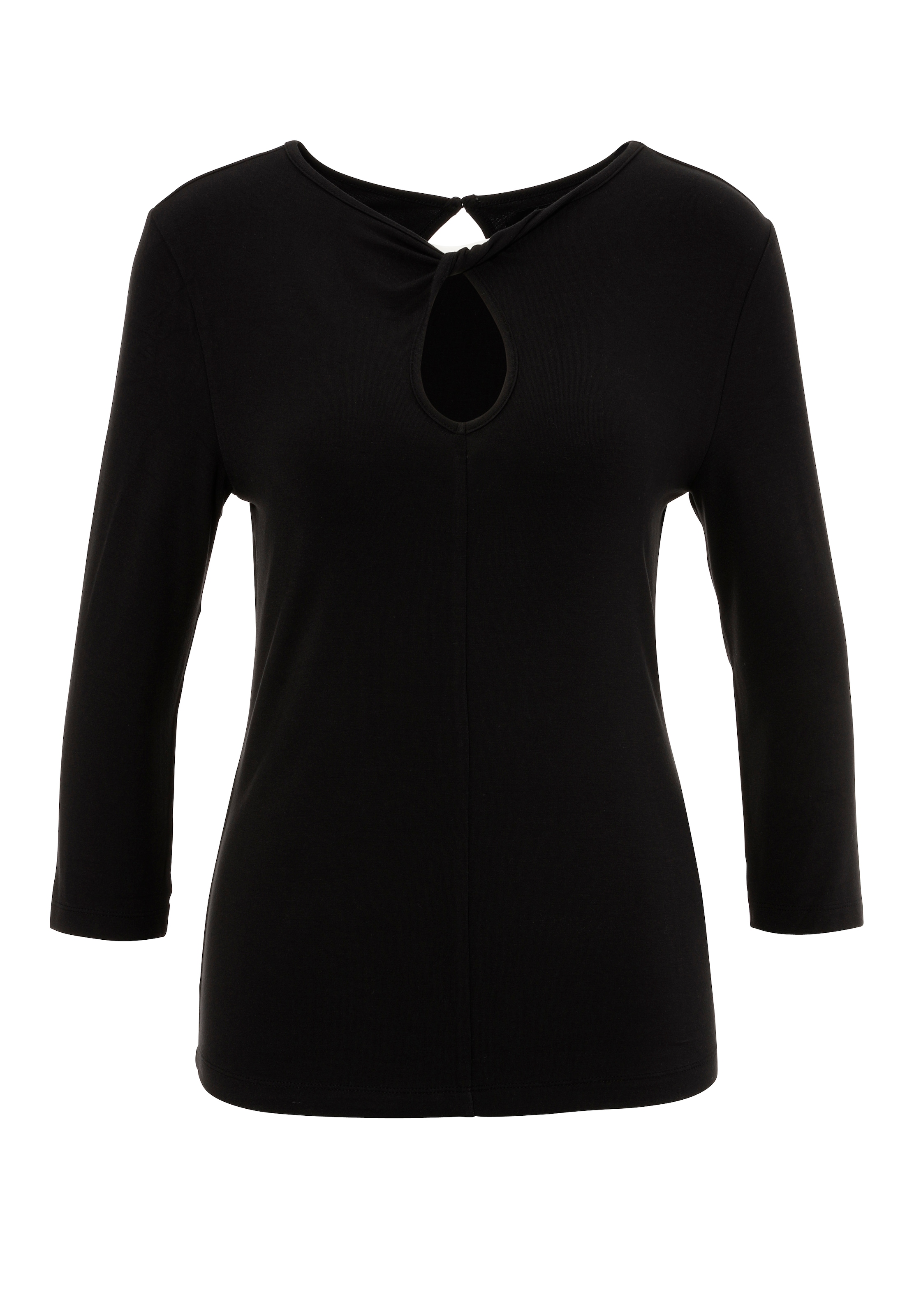 Aniston CASUAL Rundhalsshirt , vorne raffiniert 