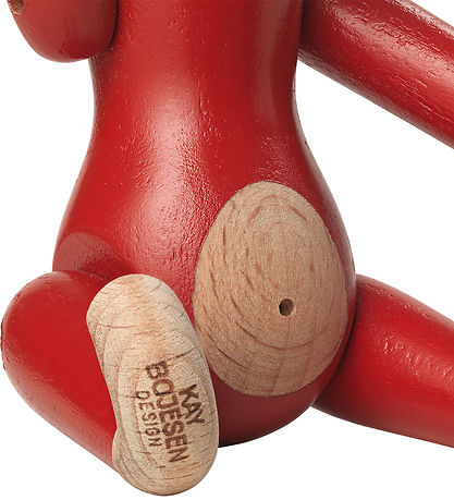 Kay Bojesen Tr?figur - Abe - 9,5 cm - Vintage - Mini - R?d