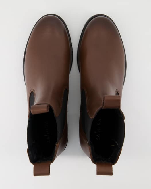 Zahira 13343 Chelsea Boots in Braun