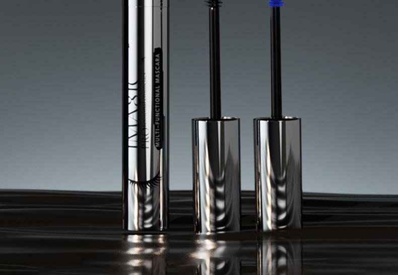 IMAGIC - Zilveren Tube Multifunctionele Mascara - 2 Kleuren