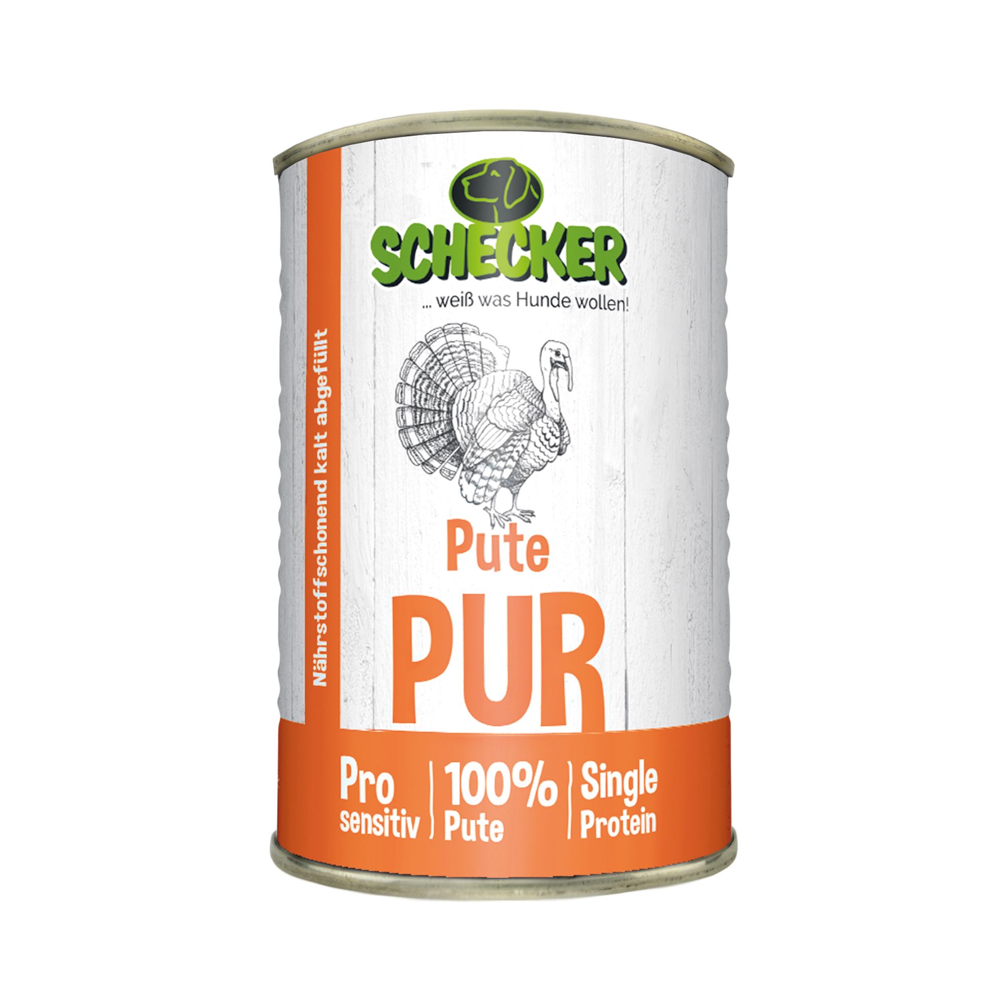 Schecker Nassfutter - Pute PUR