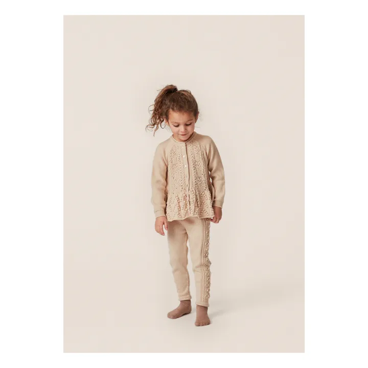 Konges Sløjd Cardigan Mérinos Cabby | Beige