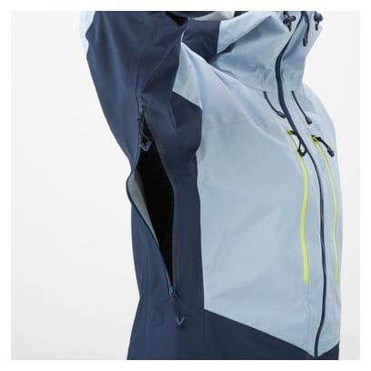 Veste Imperméable Femme Millet M White 3L Bleu