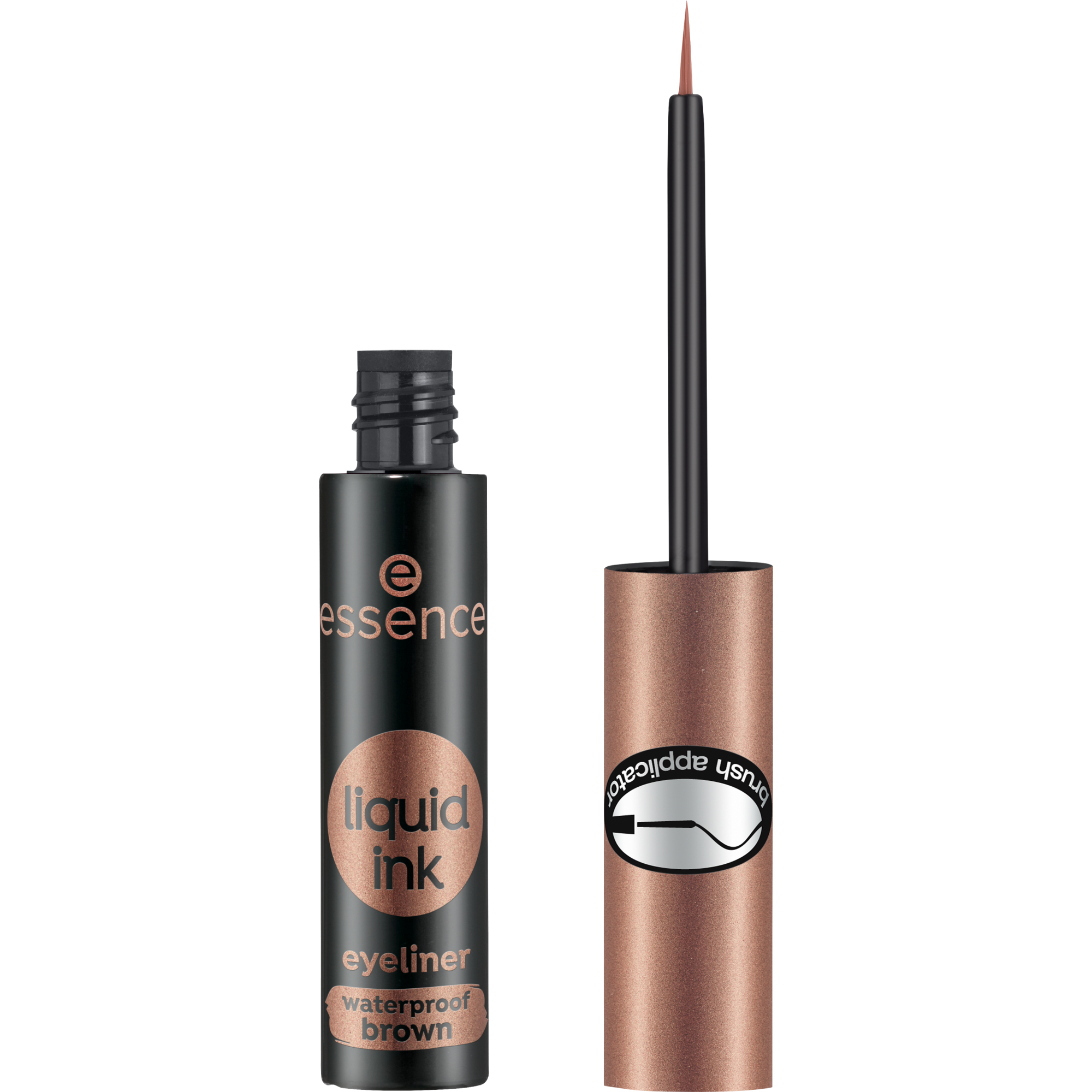 liquid ink eyeliner encre liquide marron waterproof