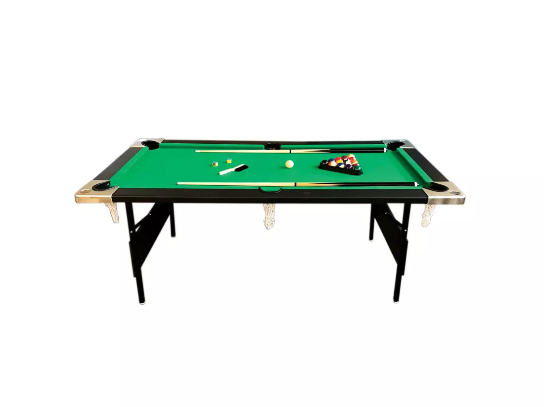 Table de Billard 6 Pieds Pliant vert – Groot