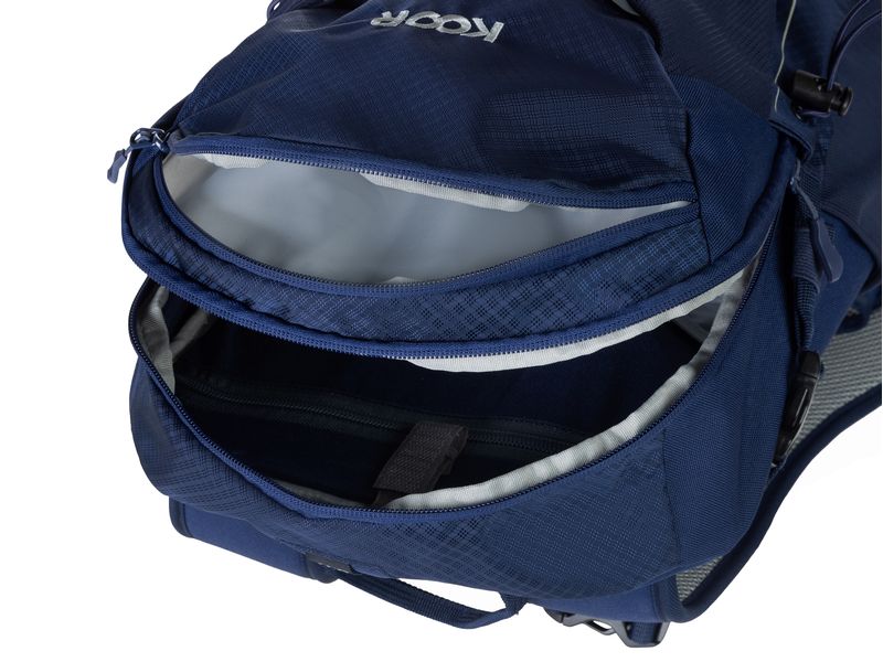 KOOR Wanderrucksack Fuurka 23 l, Blau Funktionaler und bequemer Bergrucksack für das ganze Jahr