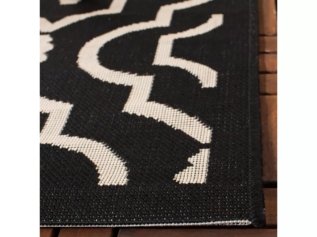 Tapis Black & Beige 160 X 231 cm - Mykonos