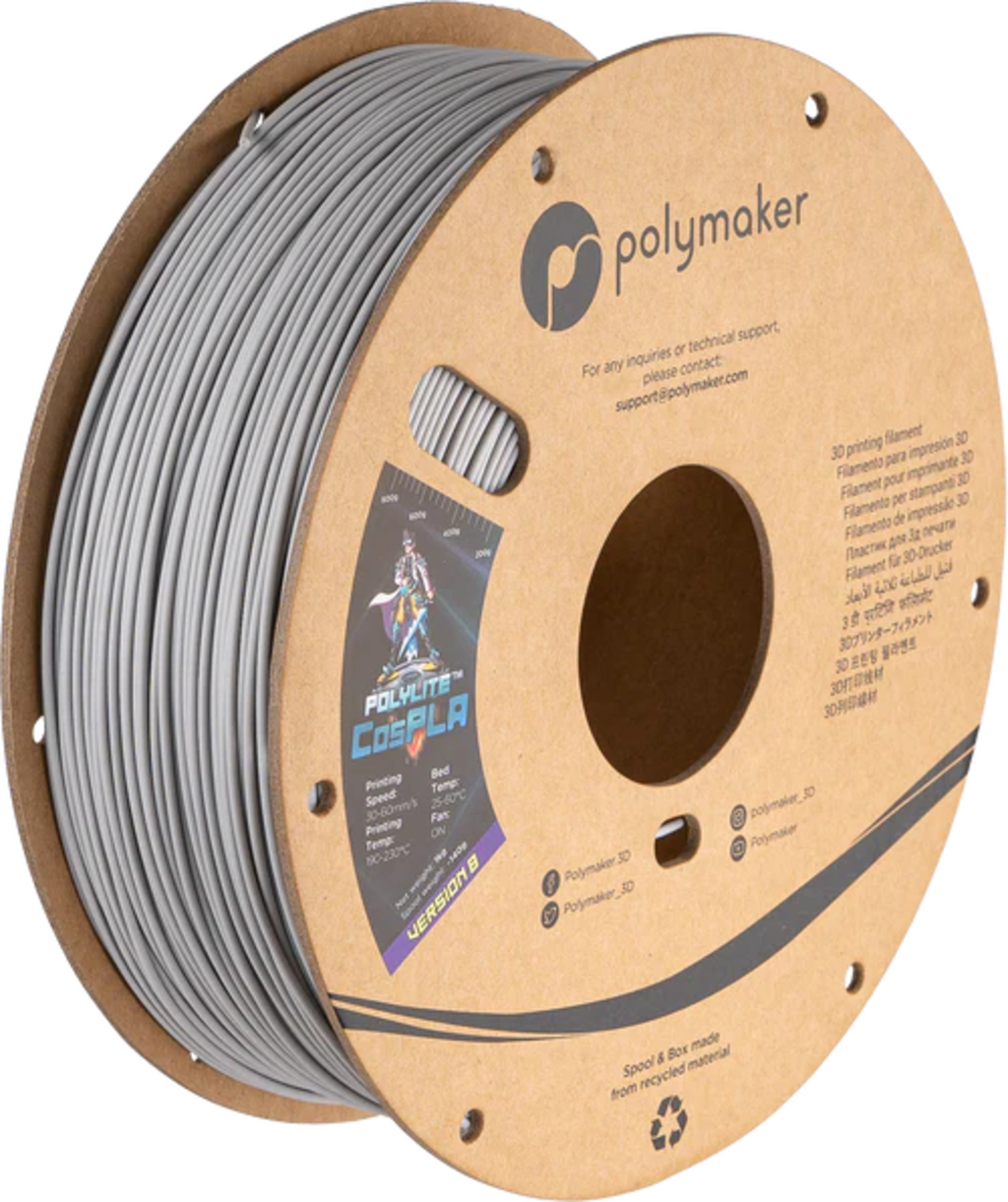 Polymaker  PolyLite CosPLA Version B, 1,75 mm / 1000 g    PLA Filament für Cosplay Anwendungen