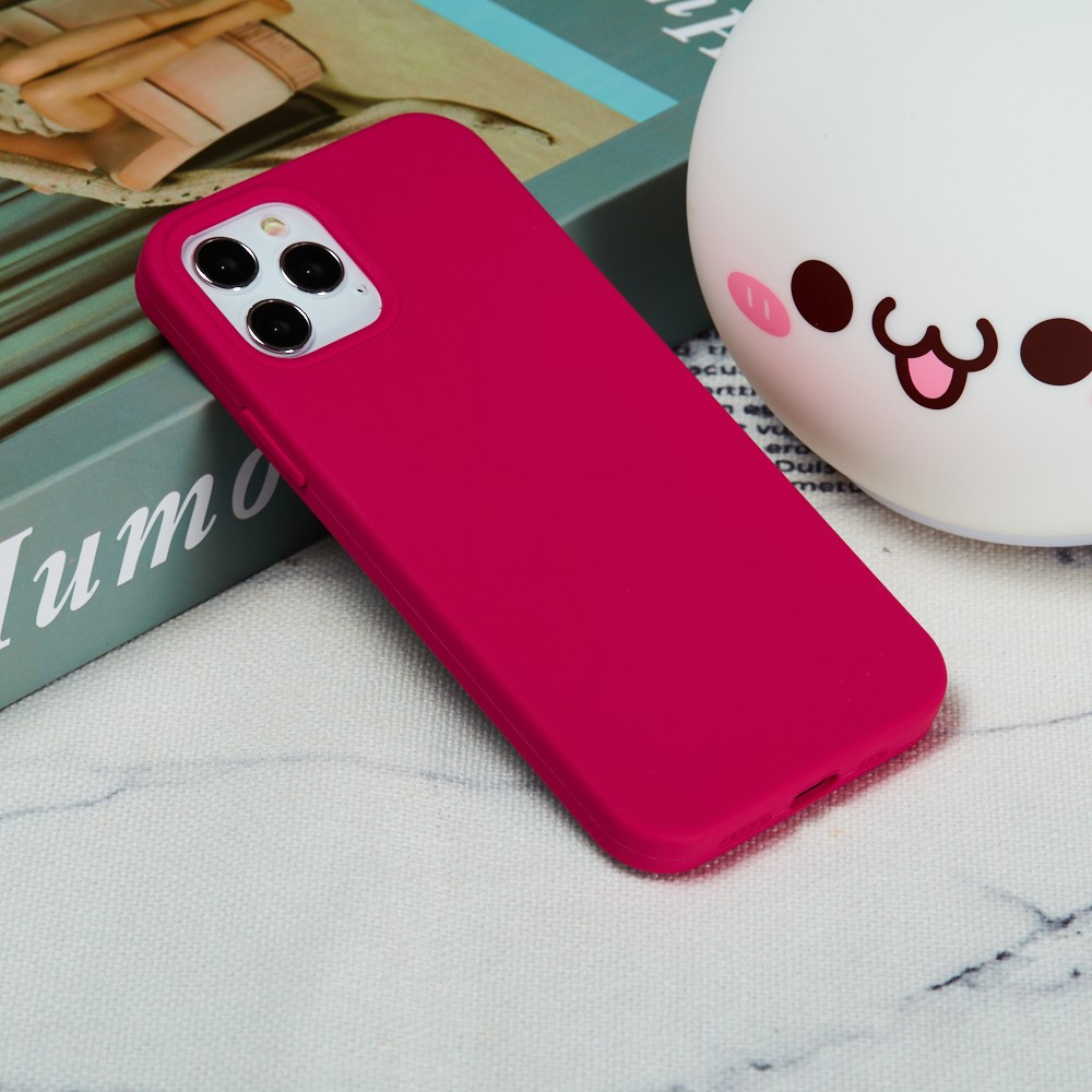 iPhone 13 Silikon Case Hülle - Dunkelrot