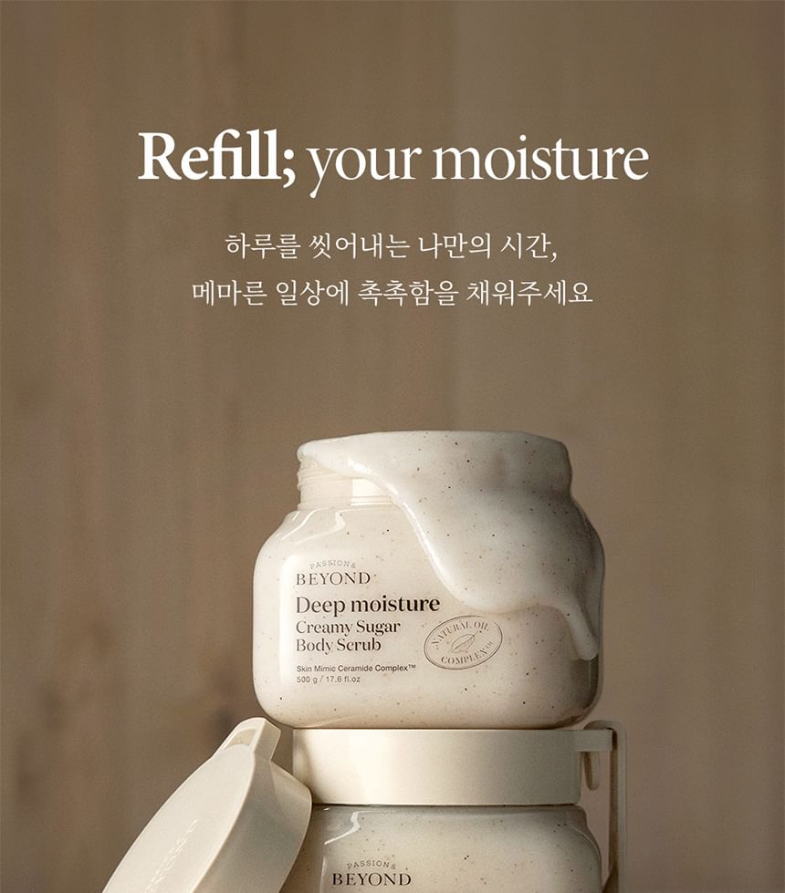 BEYOND - Diep hydraterende, romige suikerlichaamscrub