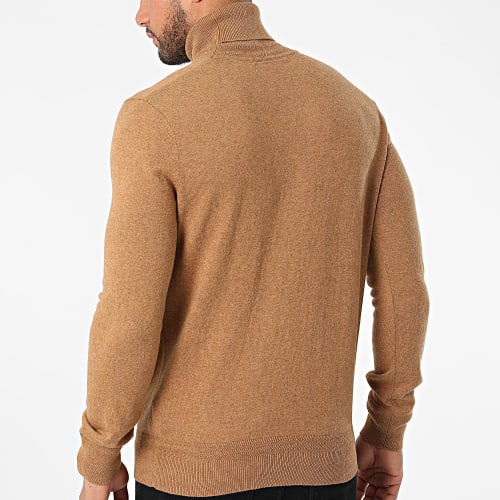 Pull Col Roulé PLBEAL4 Camel Chiné