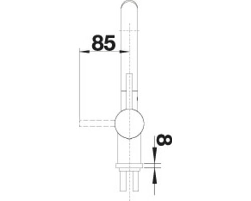 Blanco keukenkraan LINUS-S chroom 512402