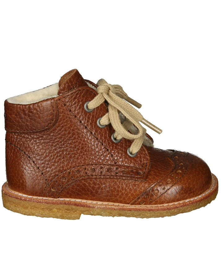 Lauflernschuhe WINTER WALK gefüttert in cognac