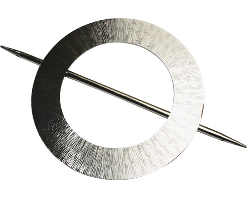 Decoratieve clip Mars RVS look Ø 14,5 cm