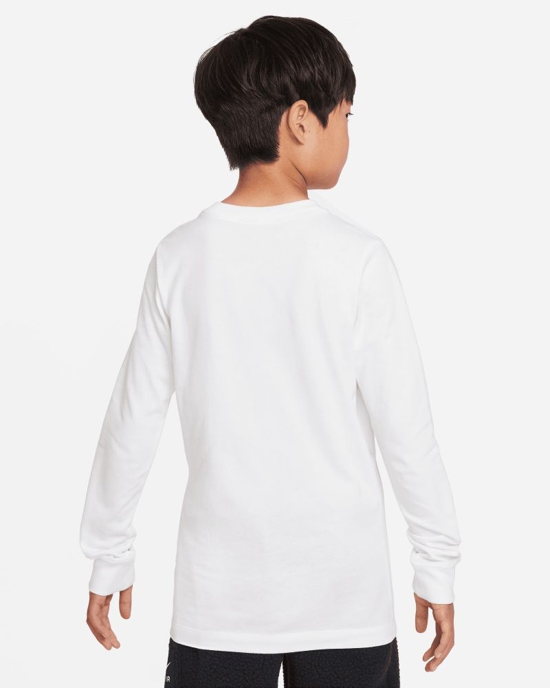 T-shirt manches longues Nike Sportswear Blanc pour enfant