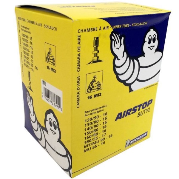 Michelin - Chambre à air 16 MI2 - Valve TR4