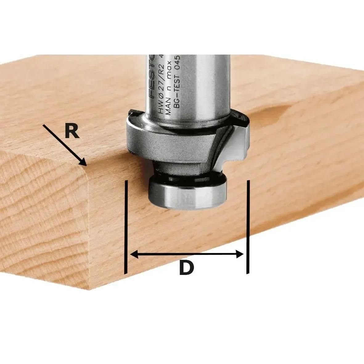 Festool HW R2-OFK 500 Freesbit Afrondfrees 27,0mm R2 - 490092
