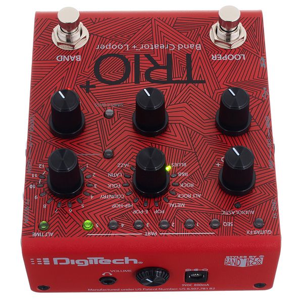 Digitech Trio+ Band Creator satin red