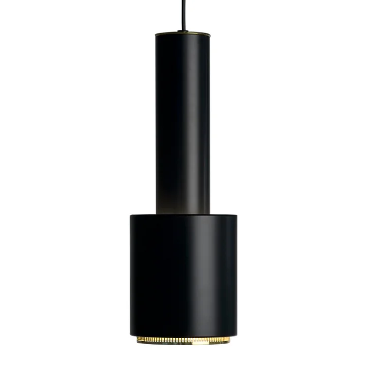 Artek - A 110 Handgranate Pendelleuchte, schwarz / Messing